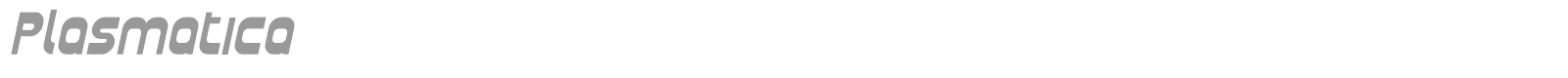 Plasmatica font preview